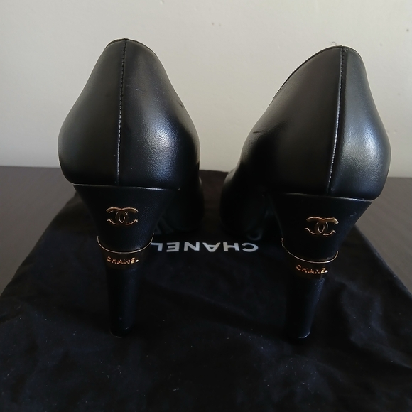 ❌️SOLD❌️Chanel Black Women's Heels - Picture 5 of 6